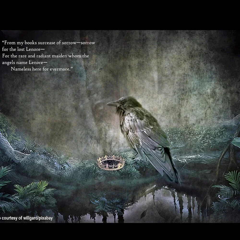 Raven Calendar 2027 Ravens Planner with The Raven by Edgar Allan Poe Poetry